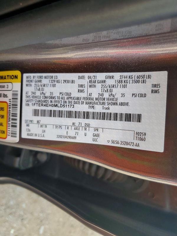 2021 Ford Ranger XL