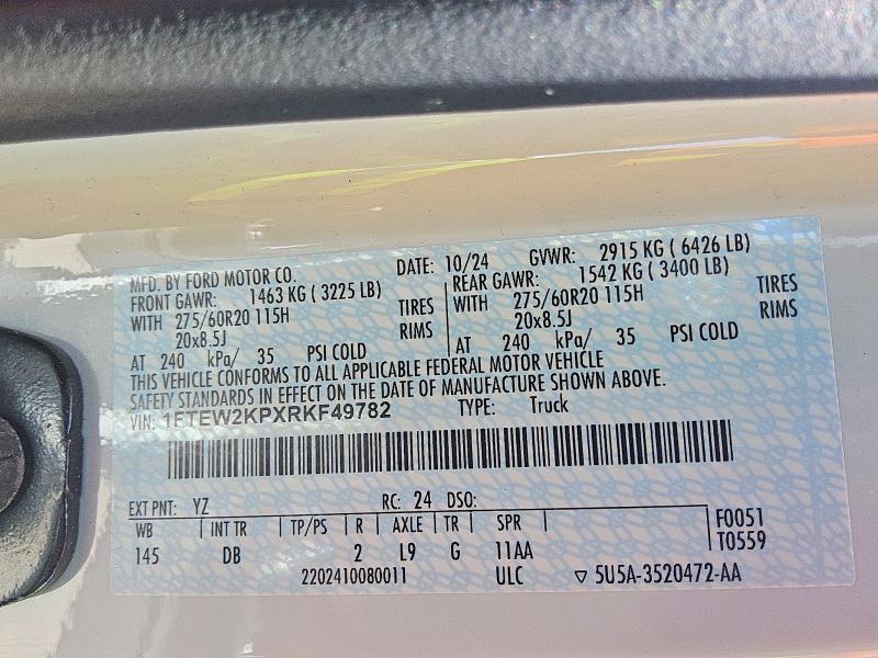 2024 Ford F150 STX