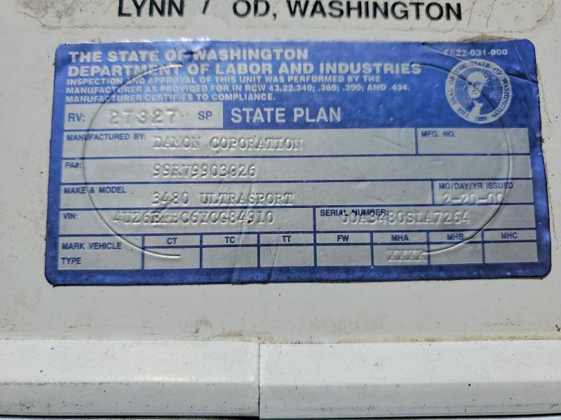 2000 Damon Motorhome
