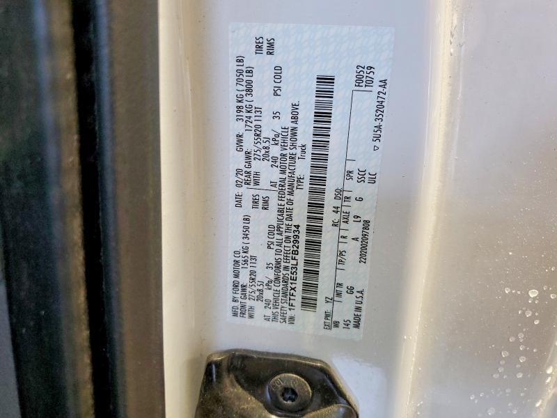 2020 Ford F150 Super Cab
