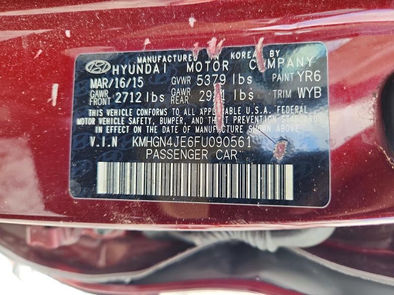2015 Hyundai Genesis 3.8l