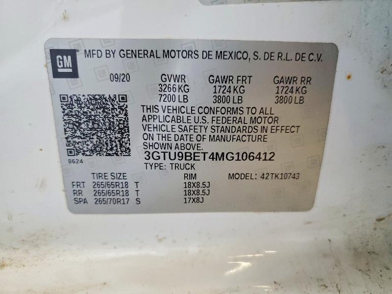 2021 GMC Sierra K1500 SLE