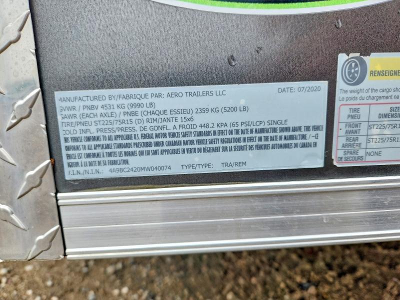 2021 Aerotilers 2021 Aero Enclosed Cargo Trailer