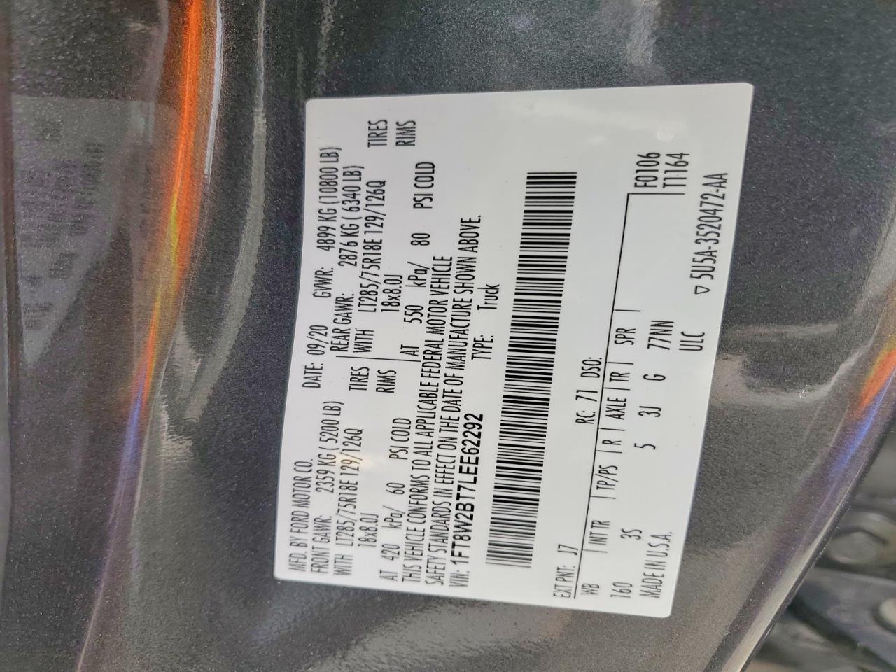 2020 Ford F250 Super Duty