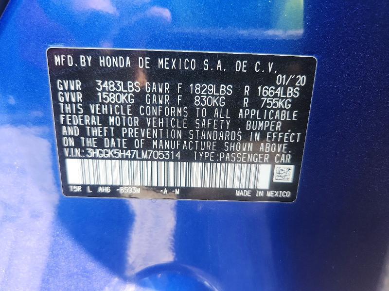 2020 Honda FIT LX