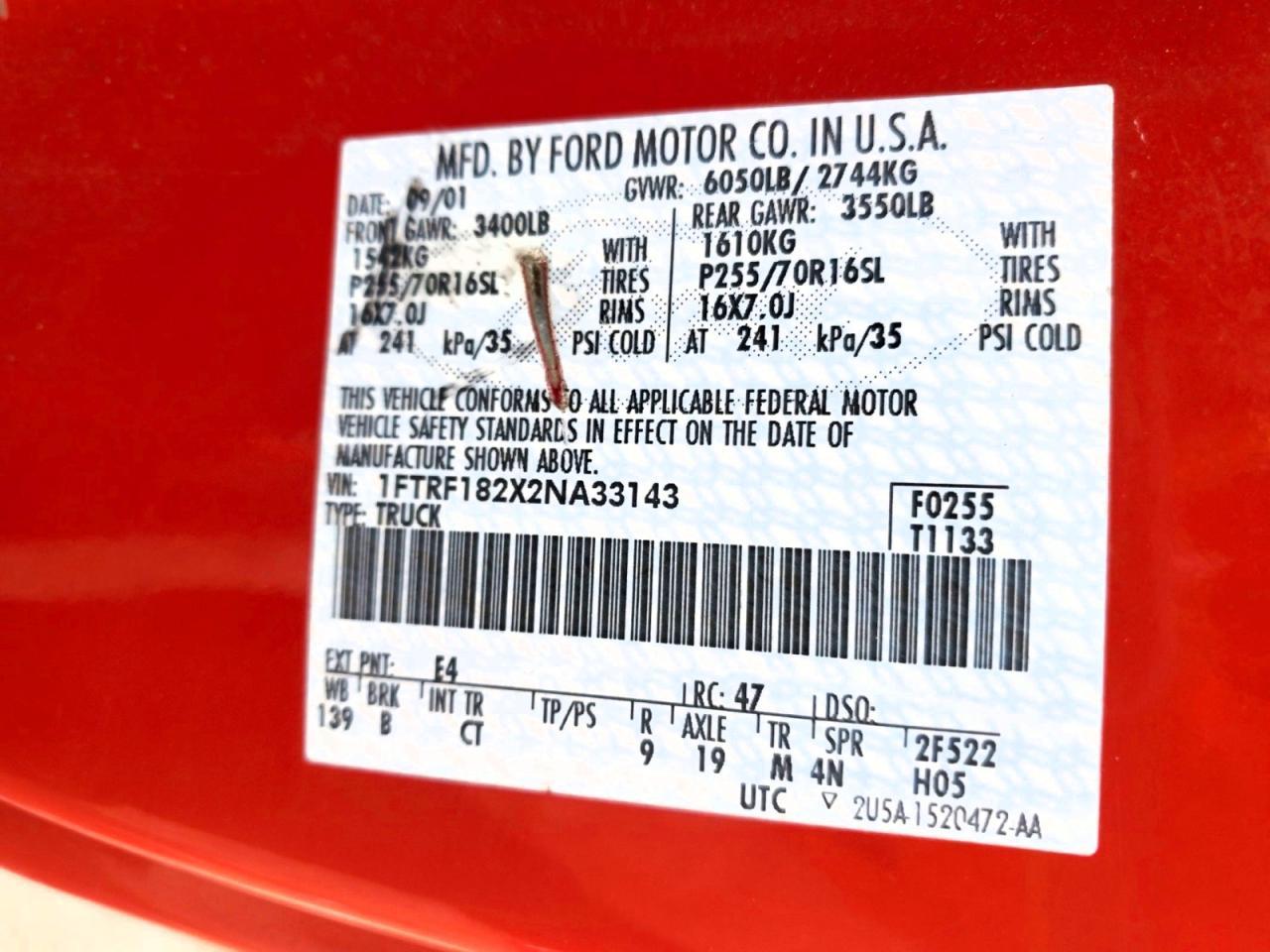 2002 Ford F150