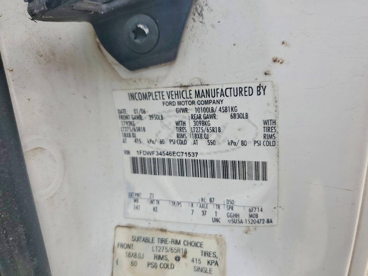 2006 Ford F350 SRW Super Duty