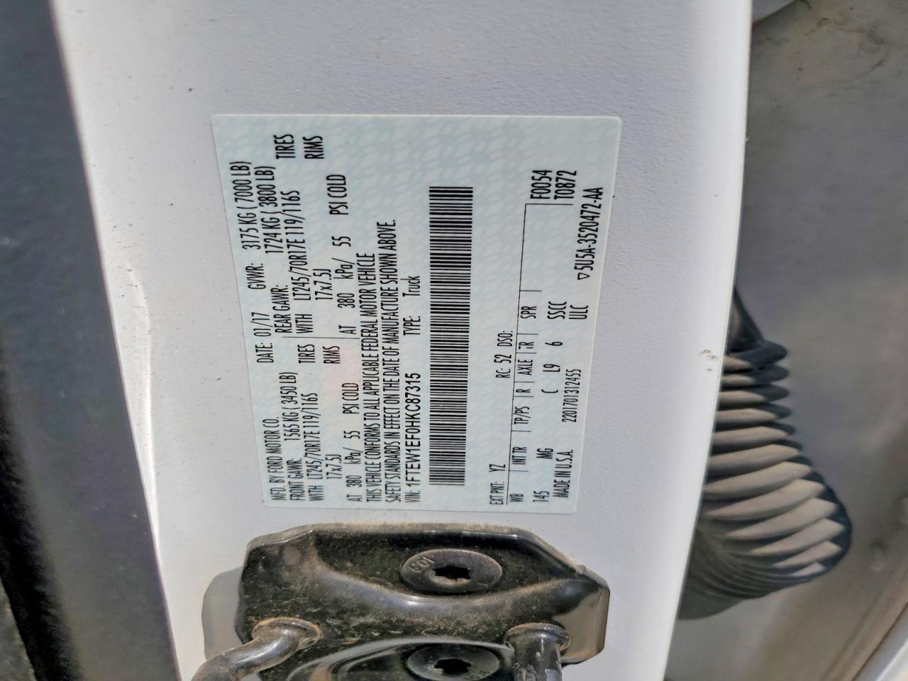 2017 Ford F150 Supercrew