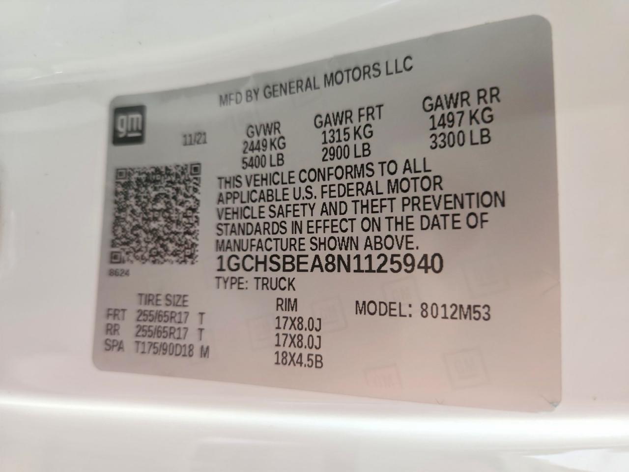 2022 Chevrolet Colorado