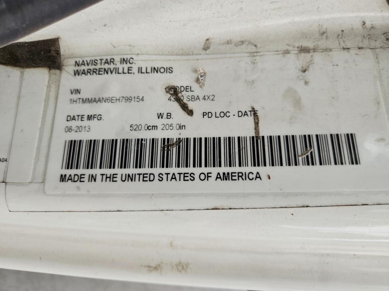2014 International 4000 4300-BOX Truck