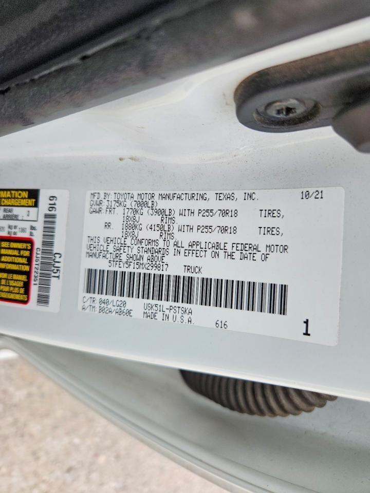 2021 Toyota Tundra Crewmax SR5