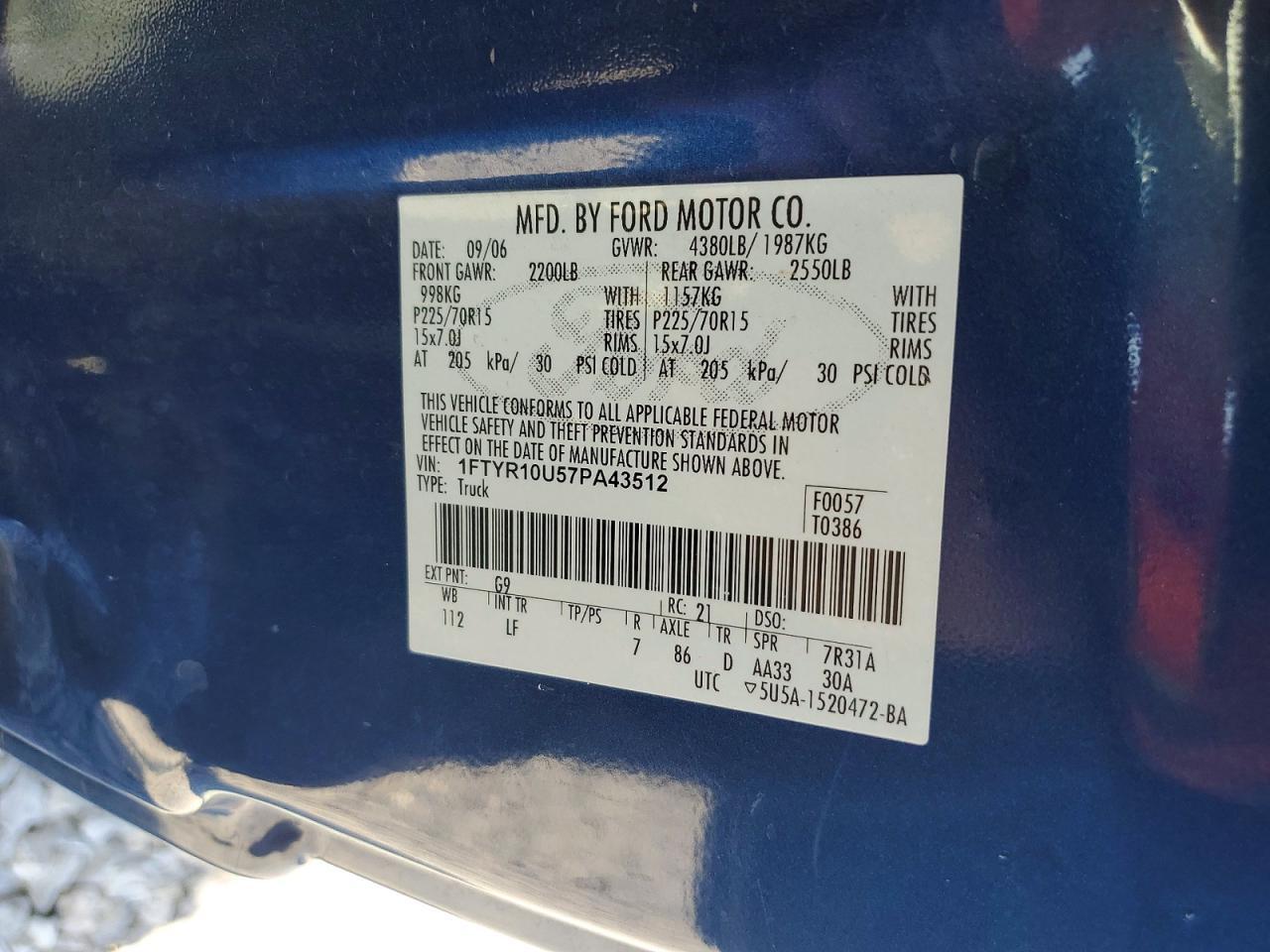 2007 Ford Ranger