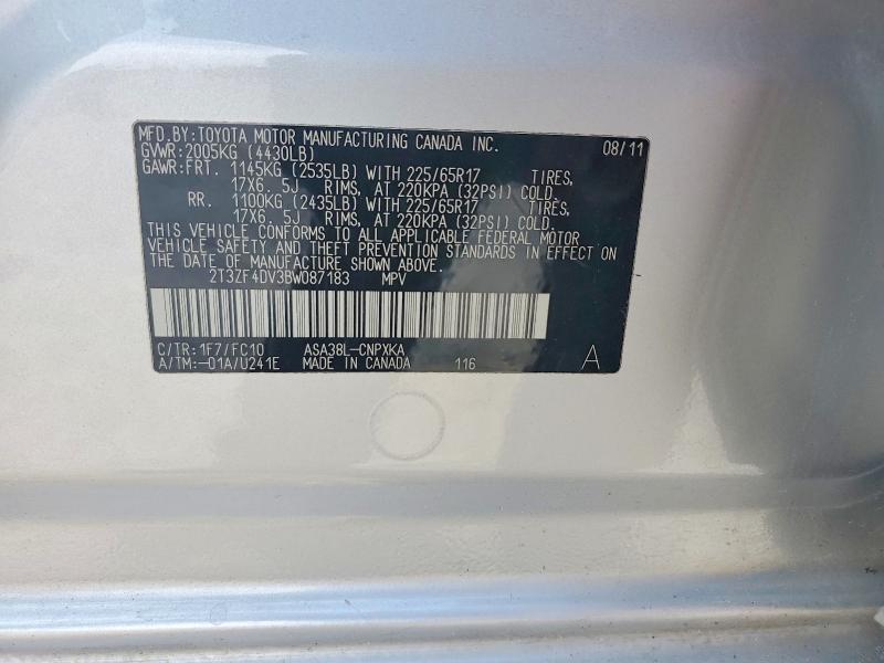 2011 Toyota Rav4 Base