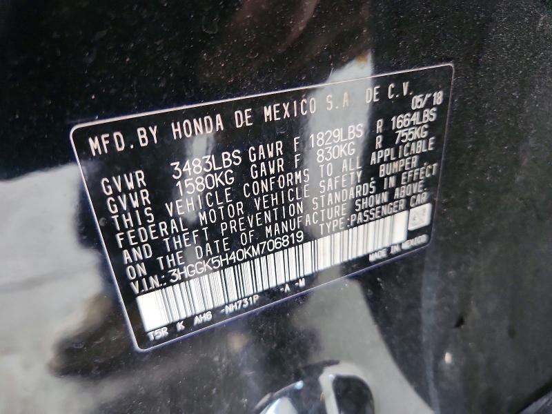 2019 Honda Fit lx