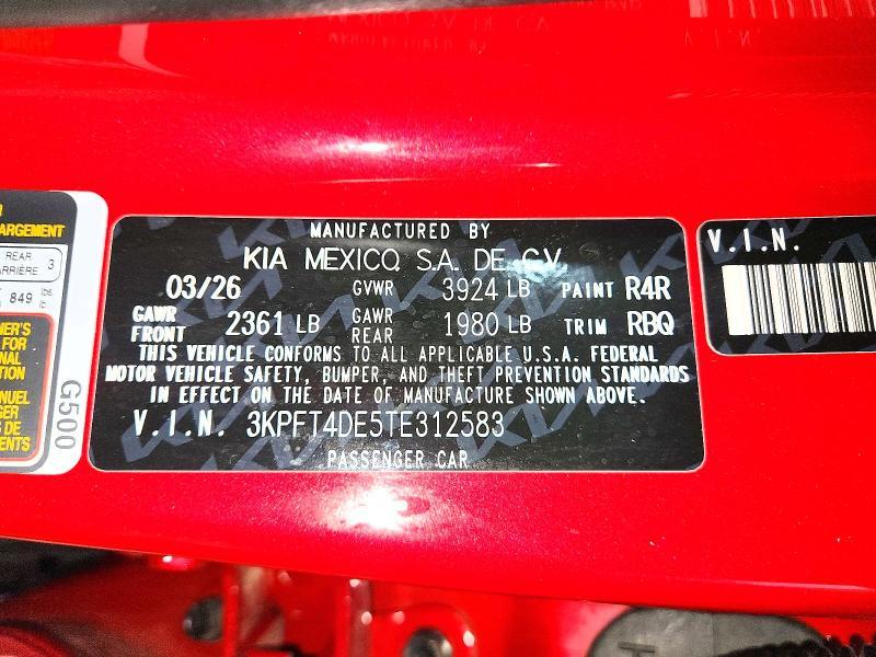 2026 KIA K4 lxs