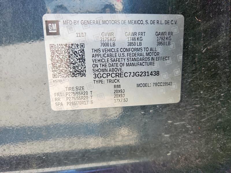 2018 Chevrolet Silverado C1500 LT