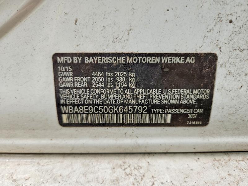 2016 BMW 328 i Sulev