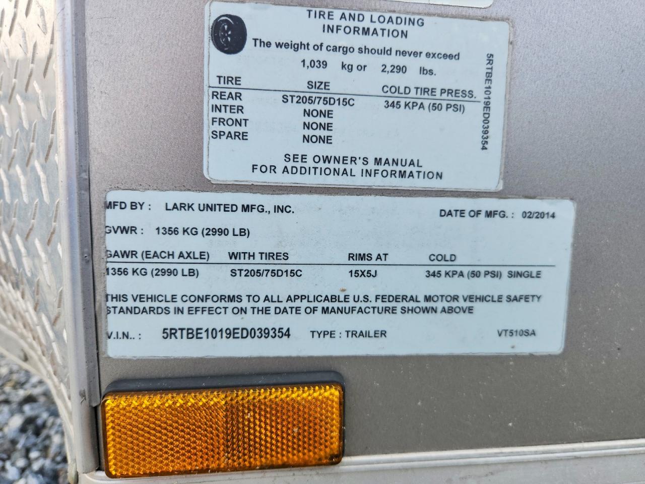 2026 Lark United VT510SA Enclosed Cargo Trailer