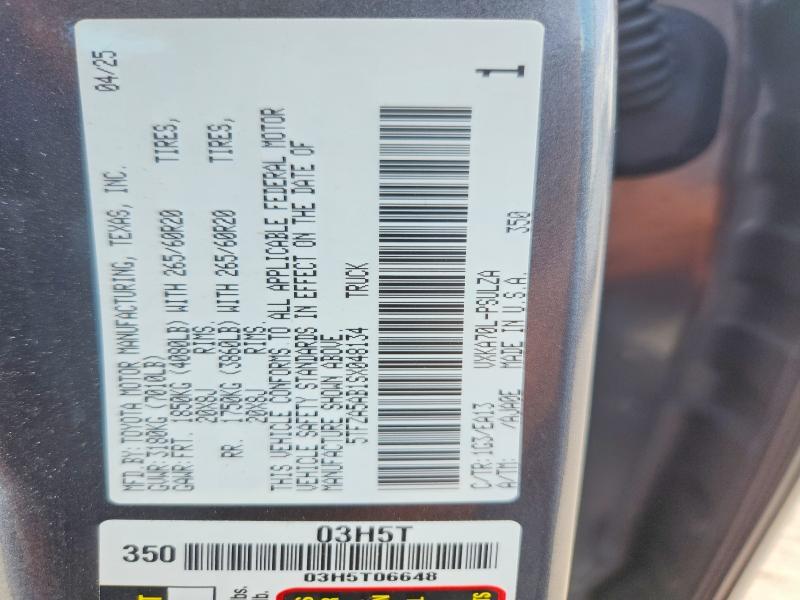 2025 Toyota Tundra Crewmax Limited