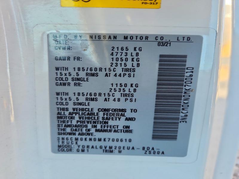 2021 Nissan NV200 Delivery Van