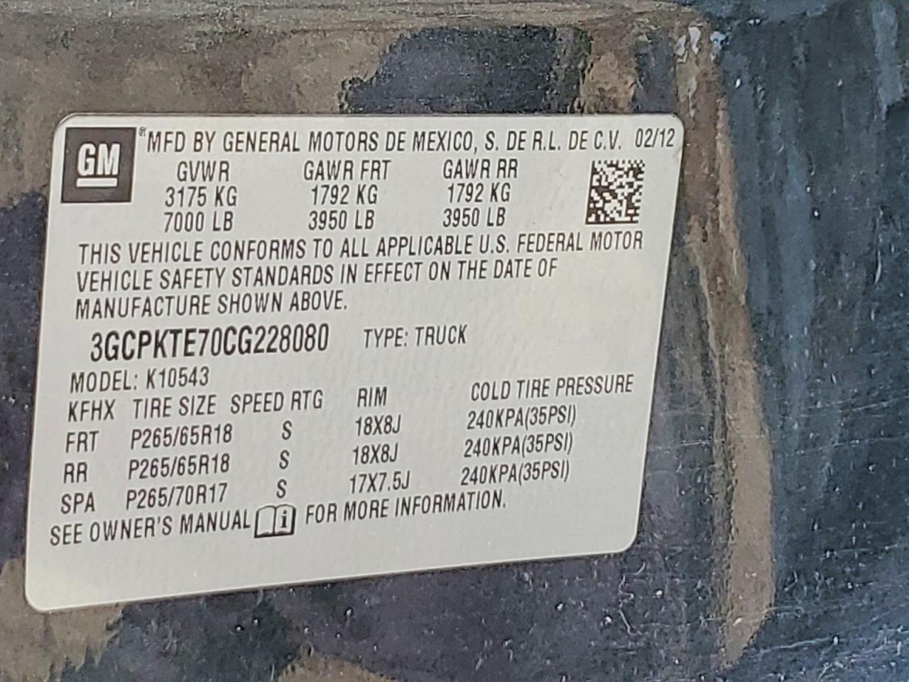 2012 Chevrolet Silverado K1500 LTZ
