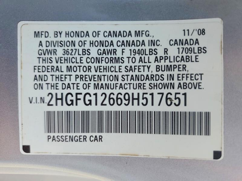 2009 Honda Civic lx