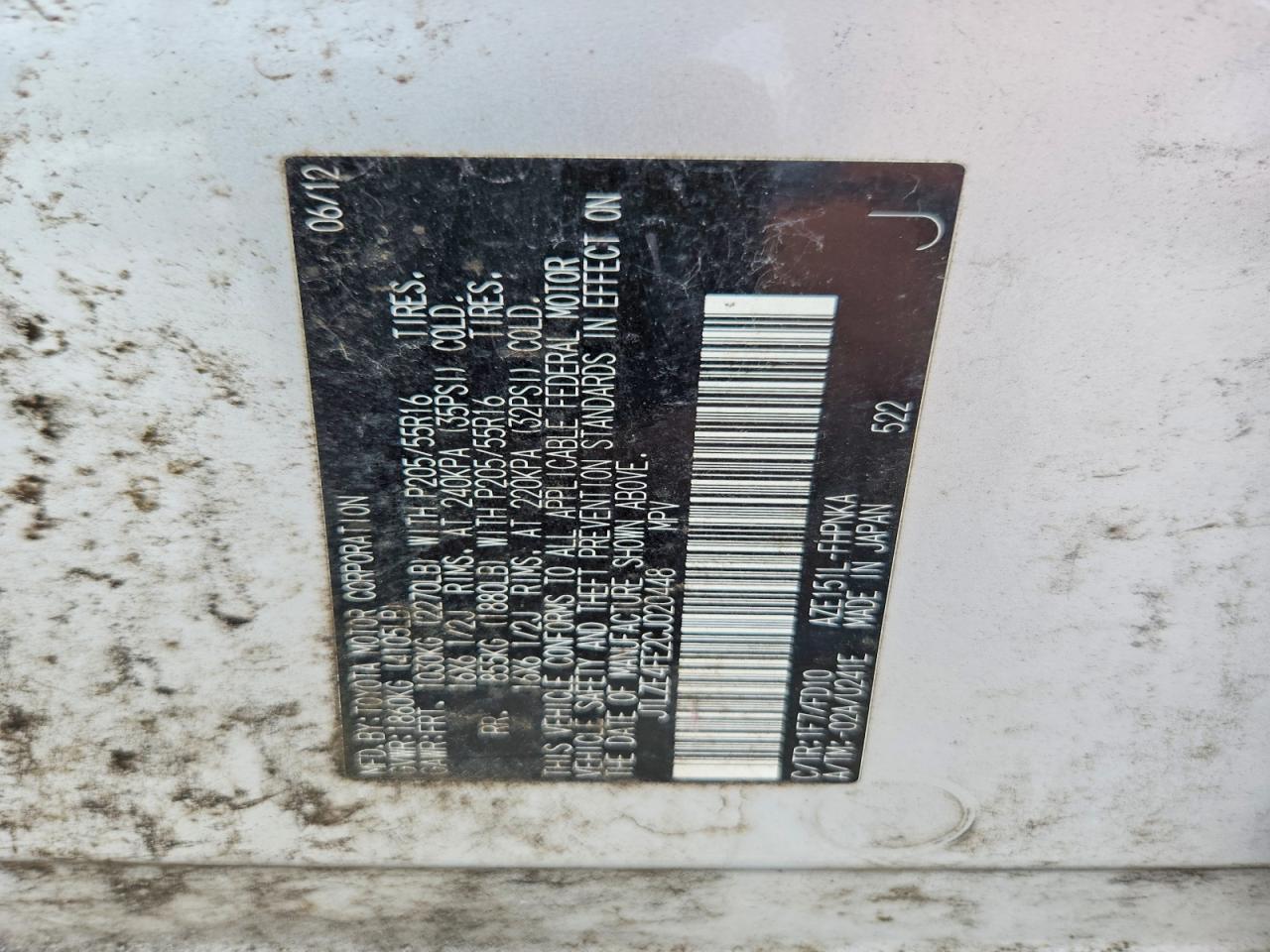 2012 Scion Xb Base