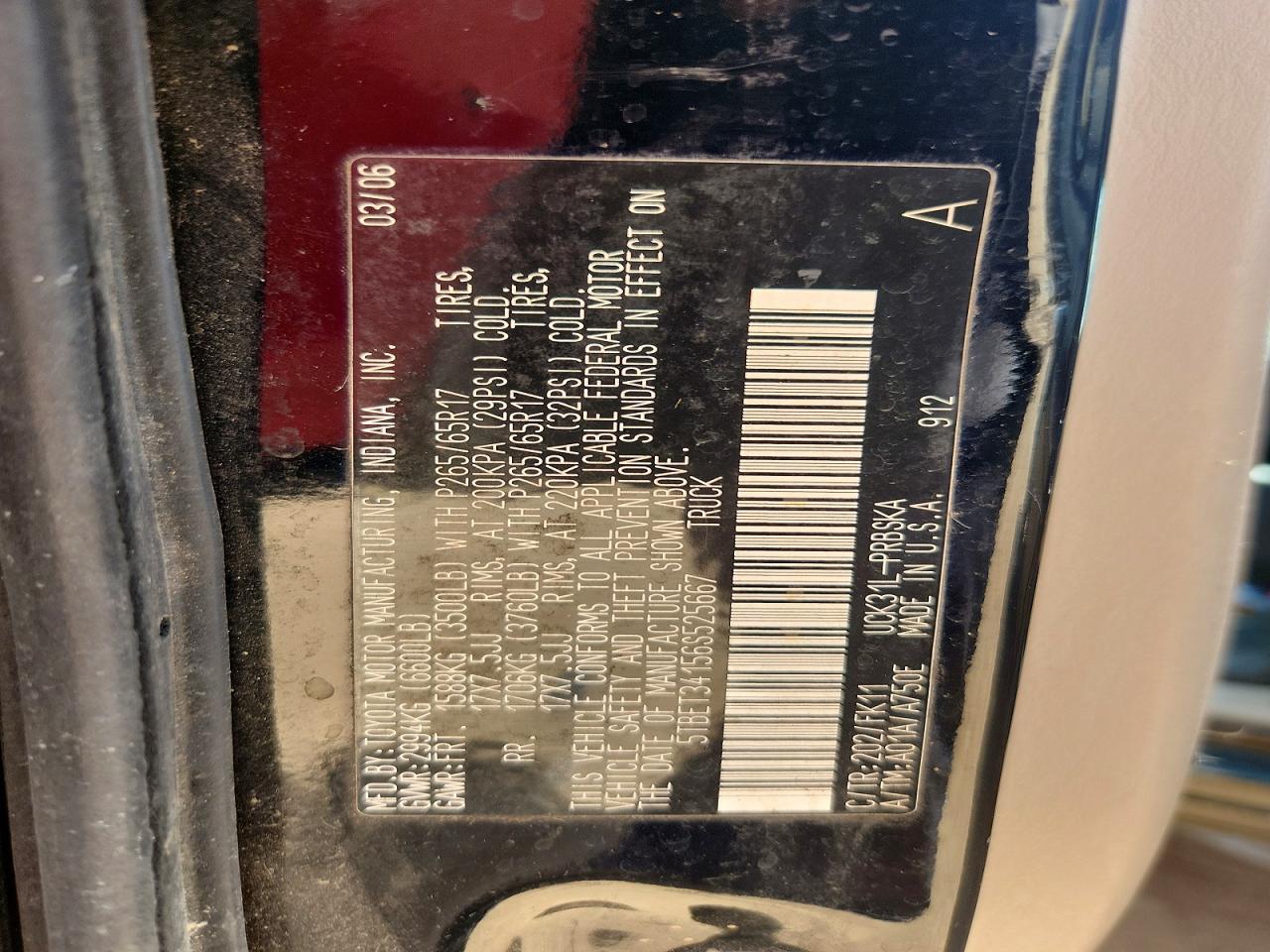 2006 Toyota Tundra Double Cab SR5
