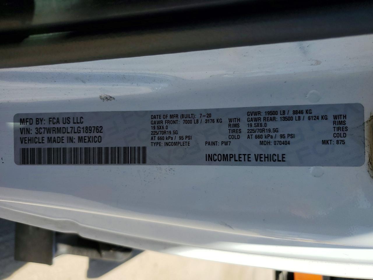 2020 Dodge RAM 5500HHDSLT-Rollback TOW Truck