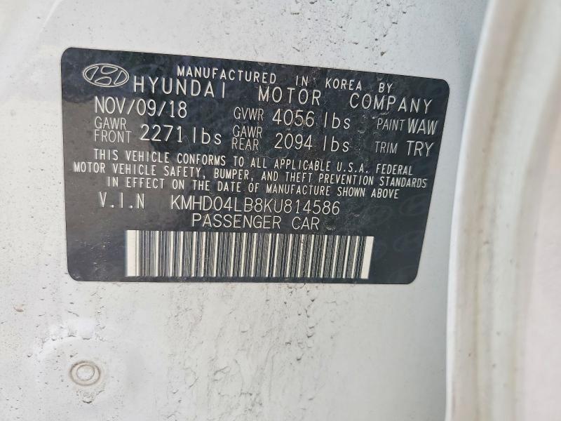 2019 Hyundai Elantra Sport