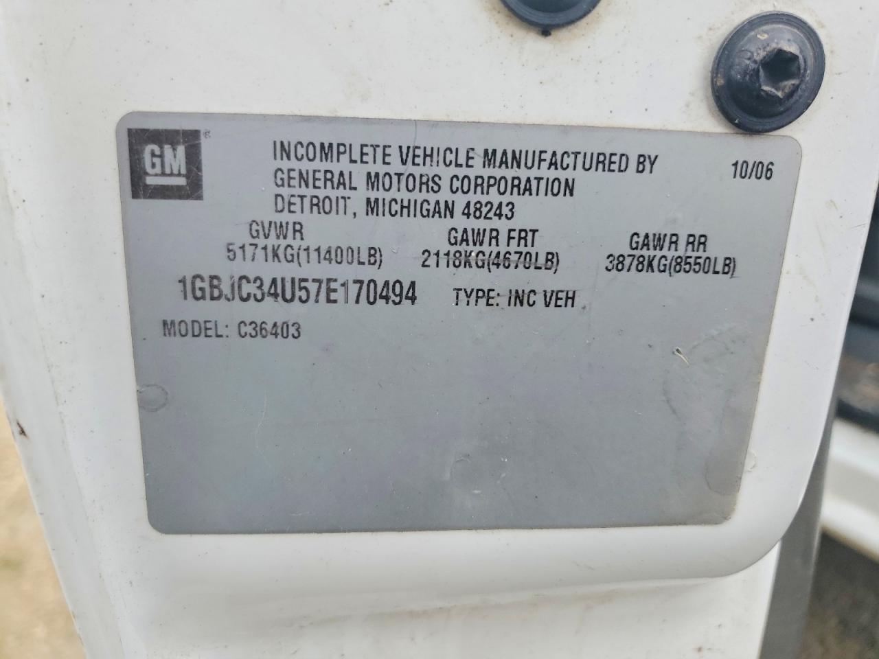 2007 Chevrolet Silverado C3500