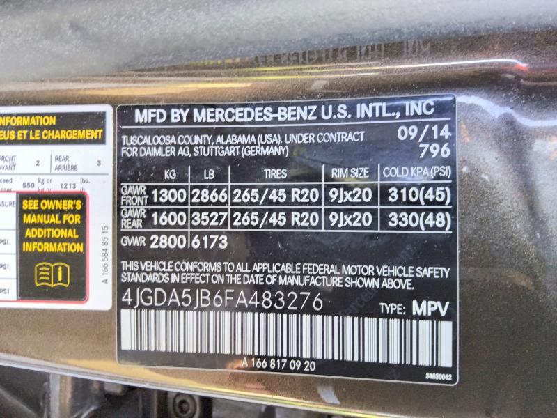 2015 Mercedes-Benz ML 350