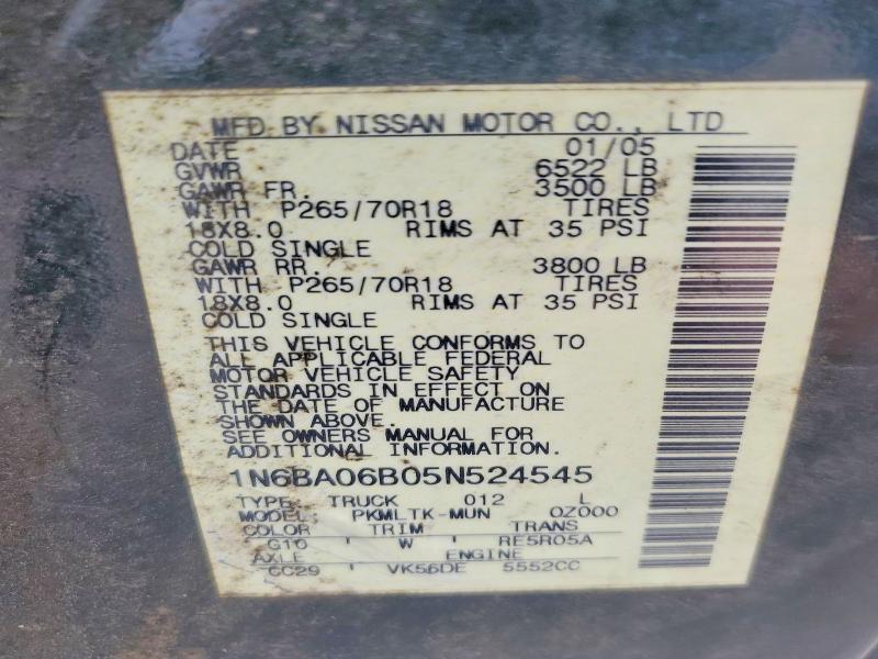 2005 Nissan Titan XE