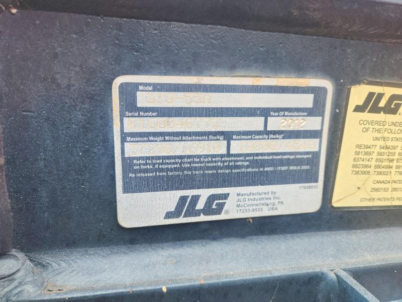 2012 JLG G10-55A Telehandler