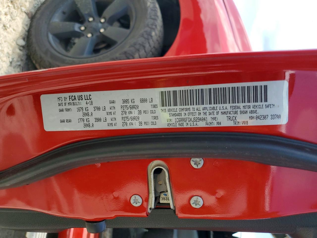 2018 Dodge RAM 1500 ST