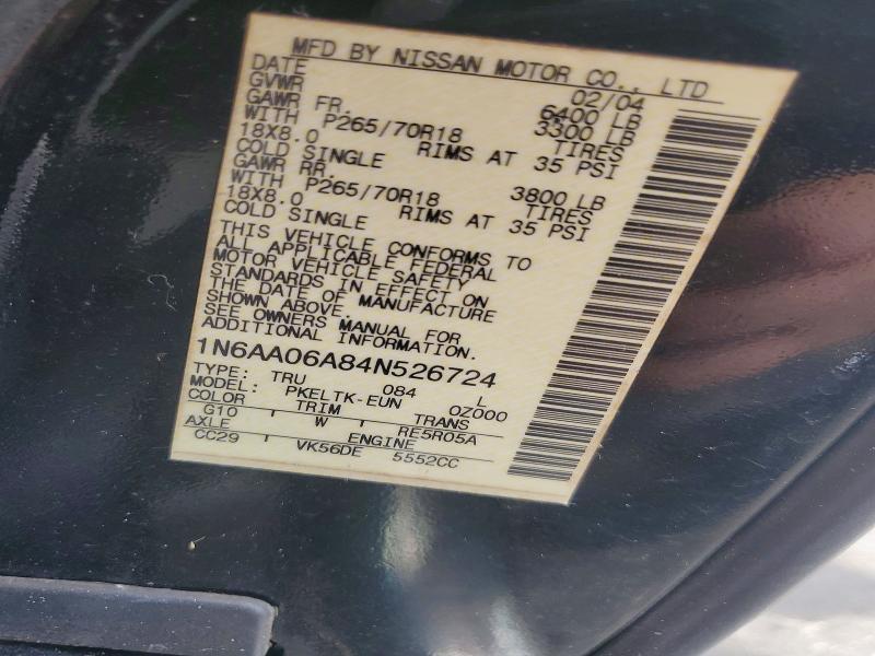 2004 Nissan Titan XE