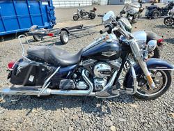 Salvage motorcycles for sale at Airway Heights, WA auction: 2014 Harley-Davidson Flhr Road King