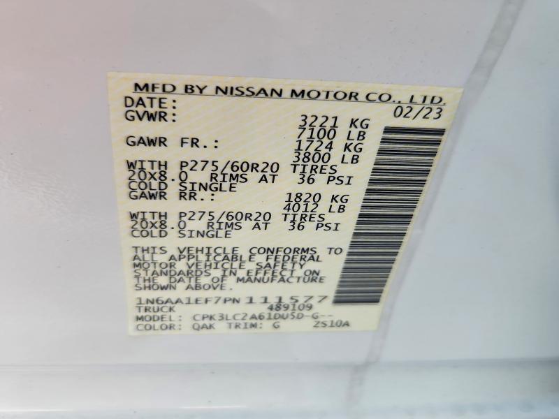 2023 Nissan Titan SV