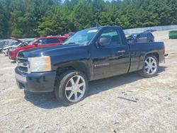 Salvage trucks for sale at Gainesville, GA auction: 2007 Chevrolet Silverado C1500 Classic