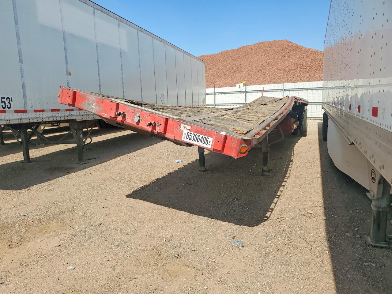 1994 Fontaine FTW-5-804W SAW Flatbed Trailer