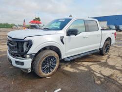Salvage trucks for sale at Woodhaven, MI auction: 2025 Ford F150 XLT