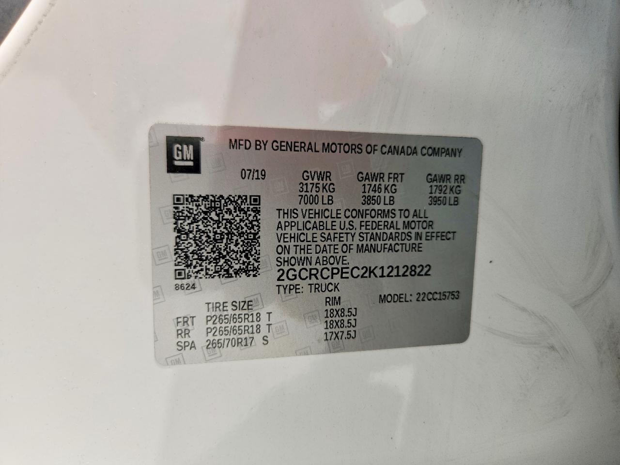 2019 Chevrolet Silverado LD C1500 LT
