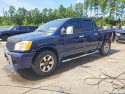 Salvage trucks for sale at Harleyville, SC auction: 2008 Nissan Titan XE FFV