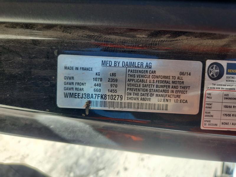 2015 Smart Fortwo Pure