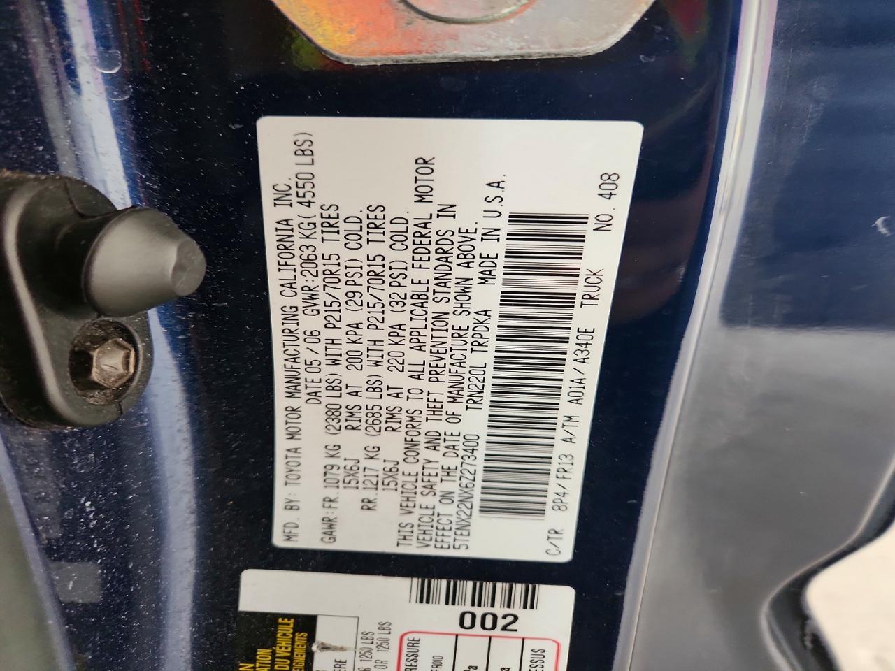 2006 Toyota Tacoma Base