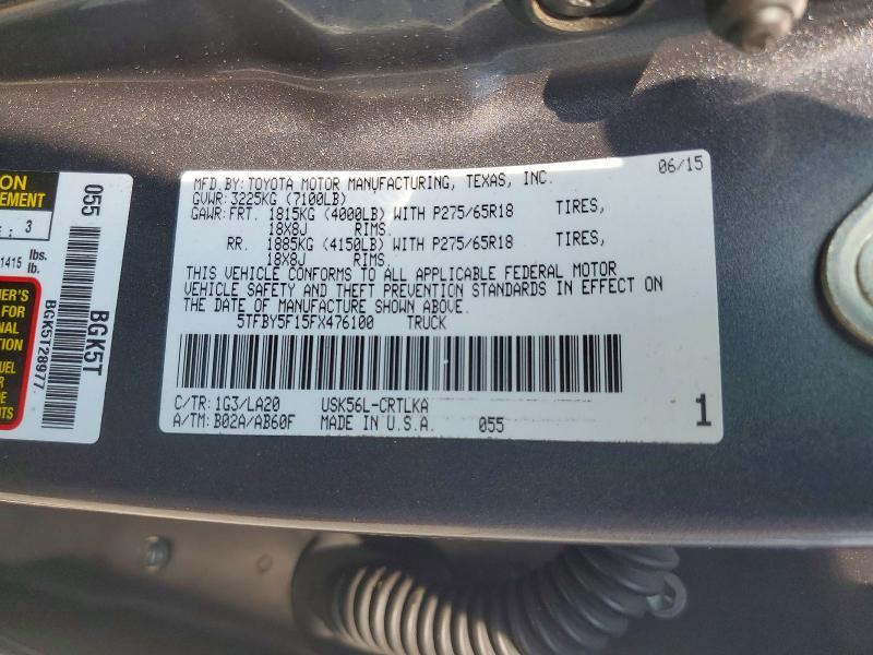 2015 Toyota Tundra Double Cab Limited