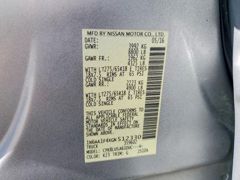 2016 Nissan Titan XD PRO-4X