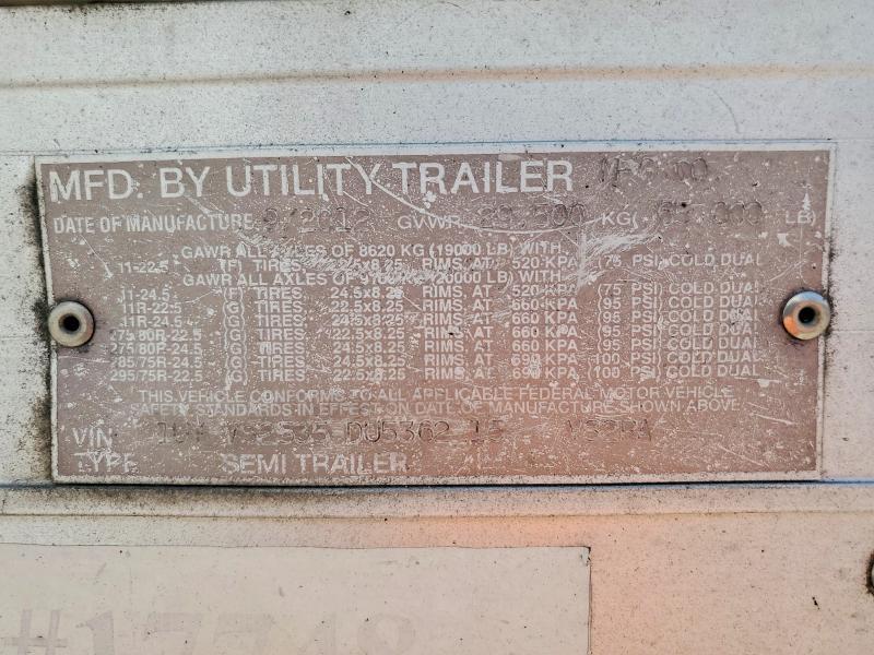 2013 Utility Trailer Manufactu Utility TR-Refrigerated Beverage Trailer