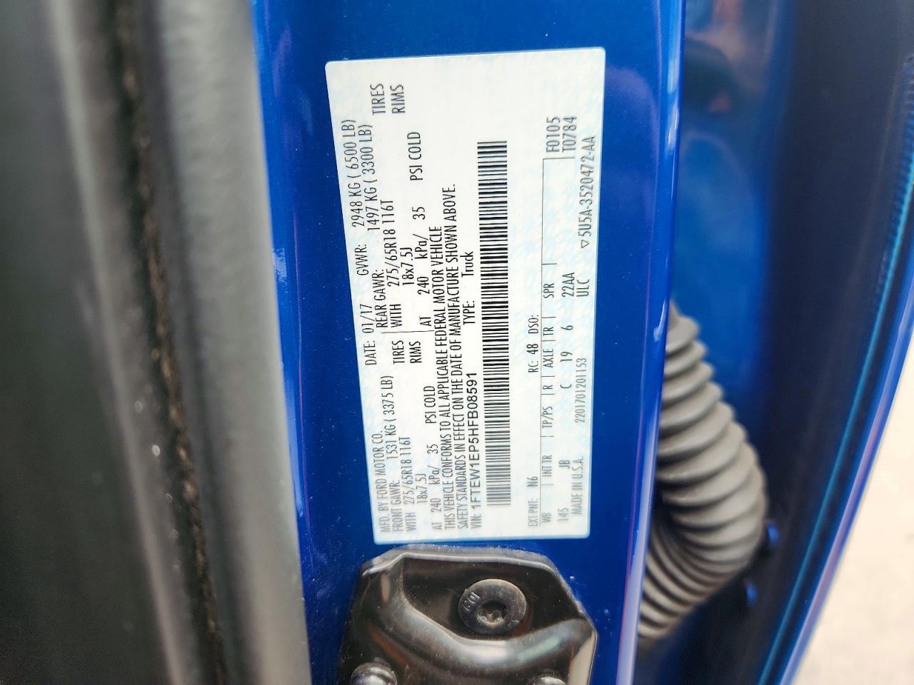 2017 Ford F150 Supercrew