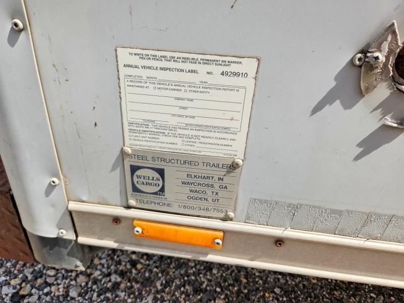1987 Wells Cargo Fiber Optic Splicing Trailer